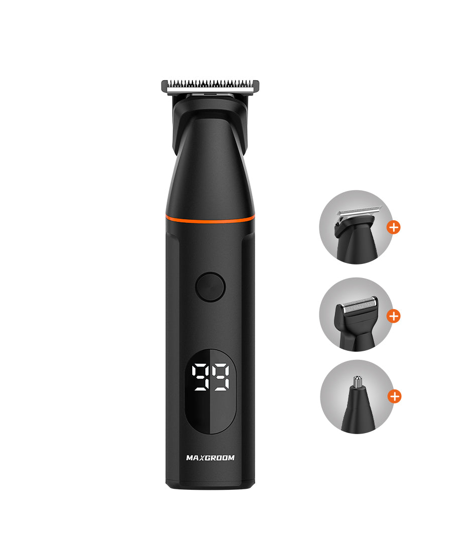 MAXGROOM 4 in 1 Body Hair Trimmer for Men